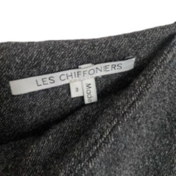Les Chiffoniers Grey Broseye Wool Double Zip Pants Size 31 - Picture 2 of 4